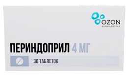 Периндоприл 4мг 30 шт. таблетки