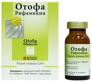 Отофа 2,6% 10мл капли ушные фармастер