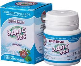 Дефекол Эдас-924 20г гранулы гомеопатические Дефекол Эдас-924 20г гранулы гомеопатические