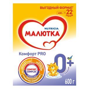 Малютка Комфорт Про смесь молочная 0-12 месяцев 600г 1 шт. Малютка Комфорт Про смесь молочная 0-12 месяцев 600г 1 шт.