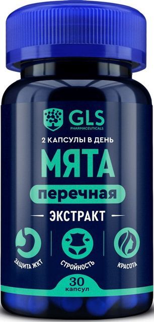 Глс Мяты Перечной Экстракт капсулы 30 шт. Глс Мяты Перечной Экстракт капсулы 30 шт.