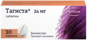 Тагиста 24мг 30 шт. таблетки Тагиста 24мг 30 шт. таблетки