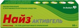 Найз активгель 1% 50г гель для наружного применения dr. reddy.s laboratories ltd. Найз активгель 1% 50г гель для наружного применения dr. reddy.s laboratories ltd.