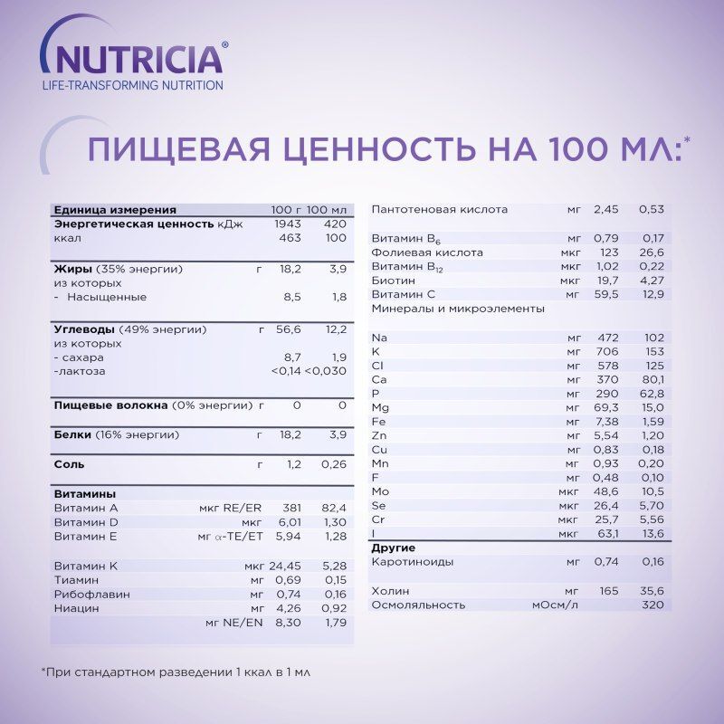 Нутризон смесь сухая 322г, фото №5