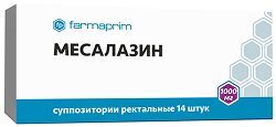 Месалазин 1000мг 14 шт. суппозитории ректальные Месалазин 1000мг 14 шт. суппозитории ректальные