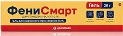 Фенисмарт 0,1% 30г гель для наружного применения Фенисмарт 0,1% 30г гель для наружного применения
