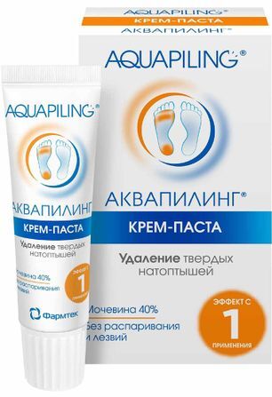 Аквапилинг крем-паста размягчающая от натоптышей 20мл Зеленая дубрава Аквапилинг крем-паста размягчающая от натоптышей 20мл Зеленая дубрава