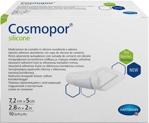 Хартман космопор силикон повязка 7,2х5см 10 шт.