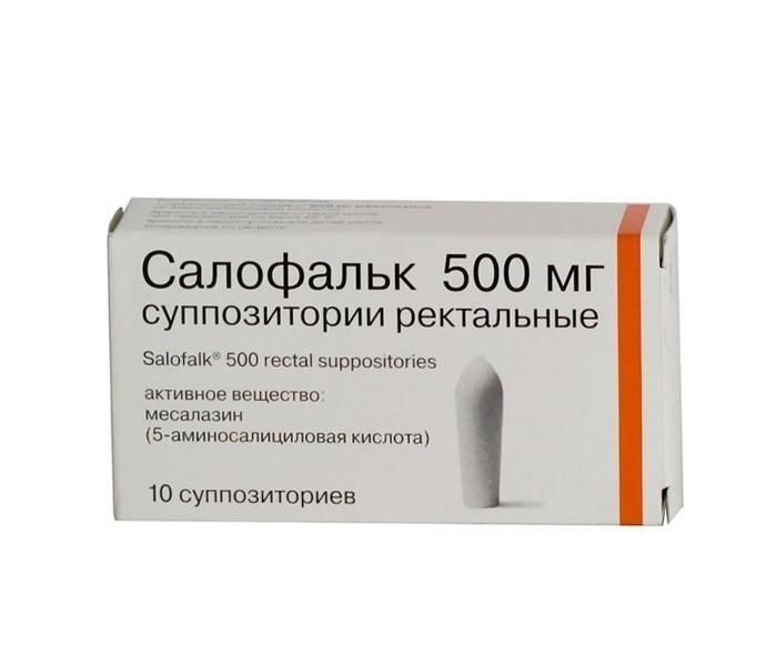 салофальк свечи 500 мг