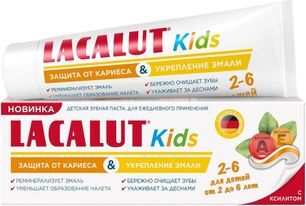 Лакалют Кидс зубная паста детская 2-6 года 65г Лакалют Кидс зубная паста детская 2-6 года 65г