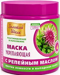 Золотой Шелк маска укрепляющая с репейным маслом против ломкости/выпадения волос арт.4516 500мл Золотой Шелк маска укрепляющая с репейным маслом против ломкости/выпадения волос арт.4516 500мл