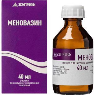 Меновазин 40мл раствор для наружного применения спиртовой