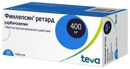 Финлепсин Ретард 400мг 50 шт. таблетки пролонгированного действия Финлепсин Ретард 400мг 50 шт. таблетки пролонгированного действия