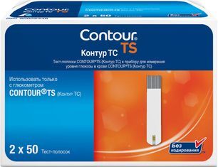 Контур Тс тест-полоски N50х2 Контур Тс тест-полоски N50х2