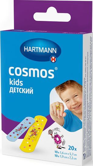 Хартманн Космос Кидс пластырь 2-х размеров 20 шт. Paul Hartmann