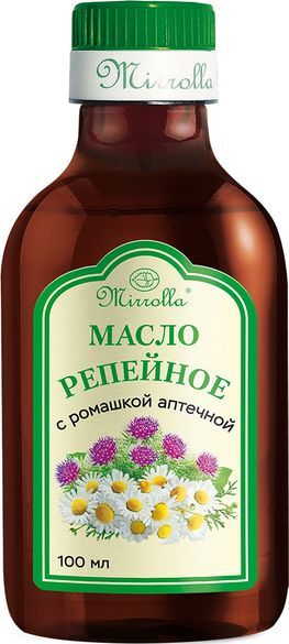 Мирролла масло репейное с ромашкой 100мл Мирролла масло репейное с ромашкой 100мл