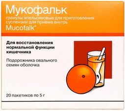 Мукофальк 5г 20 шт. гранулы для приготовления суспензии с запахом Апельсина Мукофальк 5г 20 шт. гранулы для приготовления суспензии с запахом Апельсина