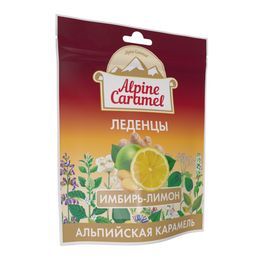 Альпийская карамель леденцы витамин с/имбирь/лимон без сахара 75г Альпийская карамель леденцы витамин с/имбирь/лимон без сахара 75г