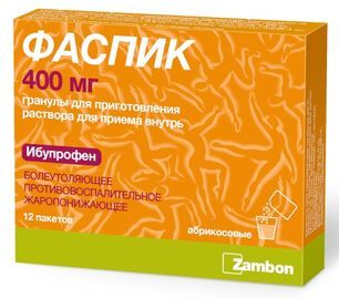 Фаспик 400мг 3г 12 шт. гранулы для приготовления раствора для приема внутрь Абрикосовые Фаспик 400мг 3г 12 шт. гранулы для приготовления раствора для приема внутрь Абрикосовые