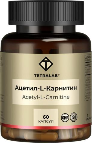 Тетралаб ацетил-l-карнитин капсулы 60 шт. Тетралаб ацетил-l-карнитин капсулы 60 шт.