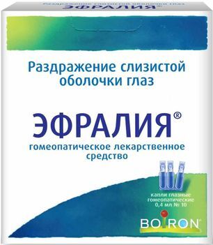 Эфралия 0,4мл 10 шт. капли глазные гомеопатические Эфралия 0,4мл 10 шт. капли глазные гомеопатические