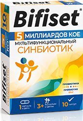 Бифисет Синбиотик капсулы 5млрд.Кое 10 шт. Бифисет Синбиотик капсулы 5млрд.Кое 10 шт.
