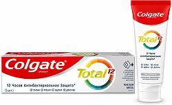 Колгейт Тотал 12 зубная паста Чистая мята 75мл Колгейт Тотал 12 зубная паста Чистая мята 75мл