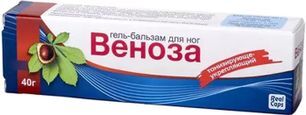 Веноза гель-бальзам для ног 40г РеалКосметикс