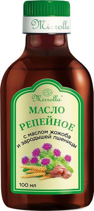 Мирролла масло репейное Зародыши пшеницы/Жожоба 100мл Мирролла Мирролла масло репейное Зародыши пшеницы/Жожоба 100мл Мирролла