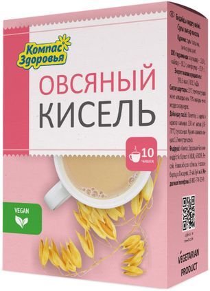 Кисель Овсяный 150г Компас Здоровья Кисель Овсяный 150г Компас Здоровья