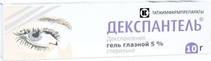 Декспантель 5% 10г гель глазной Декспантель 5% 10г гель глазной