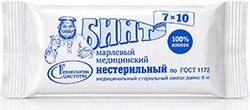 Бинт нестерильный медицинский 7мx10см Бинт нестерильный медицинский 7мx10см