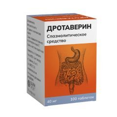 Дротаверин 40мг 100 шт. таблетки Дротаверин 40мг 100 шт. таблетки