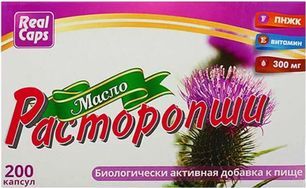 Масло Расторопши капсулы 300мг 200 шт. РеалКапс Масло Расторопши капсулы 300мг 200 шт. РеалКапс