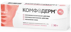 Комфодерм м2 0,1%+2% 30г крем Комфодерм м2 0,1%+2% 30г крем