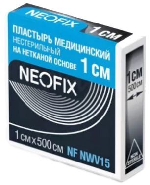 Неофикс пластырь медицинский на нетканевой основе 1х500см Неофикс пластырь медицинский на нетканевой основе 1х500см