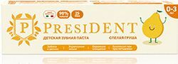 Президент зубная паста для детей Спелая груша 0-3 лет 32г Орбита Сп Президент зубная паста для детей Спелая груша 0-3 лет 32г Орбита Сп