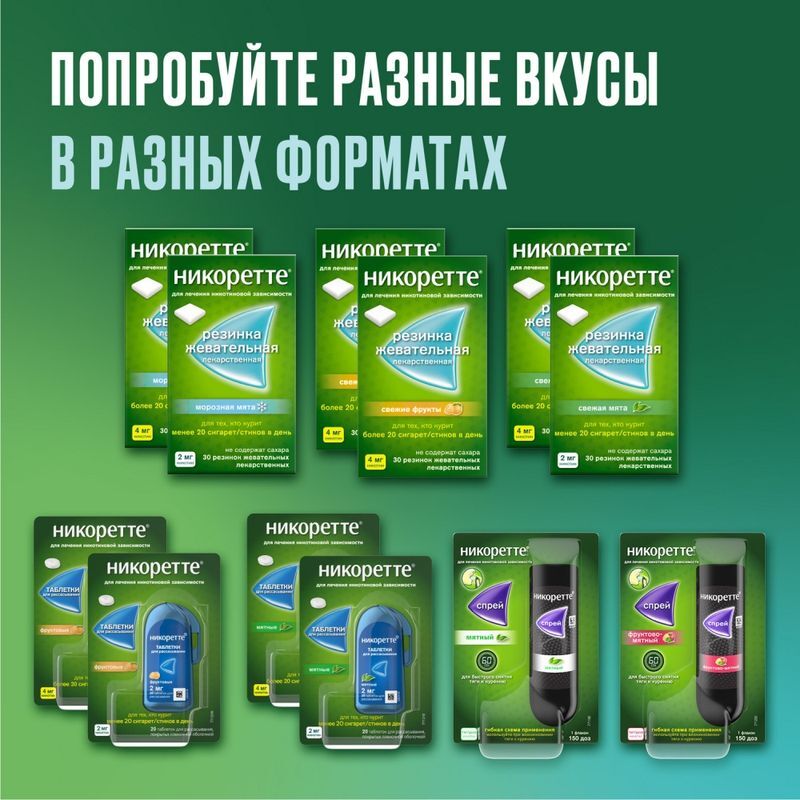 Никоретте 2мг 30 шт. резинка жевательная лекарственная морозная мята, фото №9