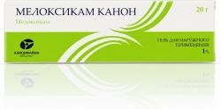 Мелоксикам-канон 1% 50г гель для наружного применения Мелоксикам-канон 1% 50г гель для наружного применения