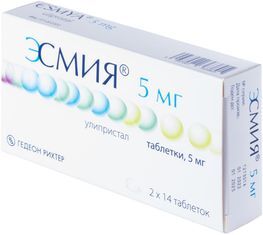 Эсмия 5мг 28 шт. таблетки Эсмия 5мг 28 шт. таблетки