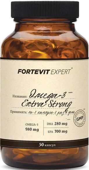 Фортевит эксперт омега-3 экстра стронг 980мг 50 шт. капсулы амброзия супхерб Фортевит эксперт омега-3 экстра стронг 980мг 50 шт. капсулы амброзия супхерб