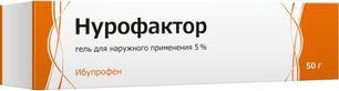 Нурофактор 5% 50г гель для наружного применения Нурофактор 5% 50г гель для наружного применения