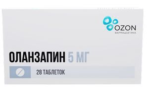 Оланзапин 5мг 28 шт. таблетки покрытые пленочной оболочкой Озон Оланзапин 5мг 28 шт. таблетки покрытые пленочной оболочкой Озон