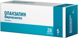 Оланзапин фармасинтез 5мг 28 шт. таблетки