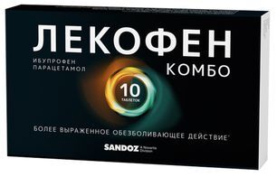 Лекофен Комбо 200мг+500мг 10 шт. таблетки покрытые пленочной оболочкой Ронтис Хеллас Медикал энд Фармасьютикал Продактс С.А. Лекофен Комбо 200мг+500мг 10 шт. таблетки покрытые пленочной оболочкой Ронтис Хеллас Медикал энд Фармасьютикал Продактс С.А.