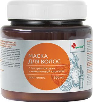 Апотекс маска для волос с репчатым луком/никотиновой кислотой 250мл Апотекс маска для волос с репчатым луком/никотиновой кислотой 250мл