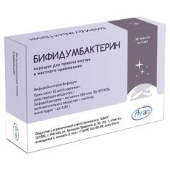 Бифидумбактерин 500млн.Кое 0,85г 30 шт. порошок для приема внутрь и местного применения пакет ПроБиоФарм