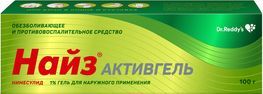 Найз активгель 1% 100г гель для наружного применения dr. reddy.s laboratories ltd. Найз активгель 1% 100г гель для наружного применения dr. reddy.s laboratories ltd.