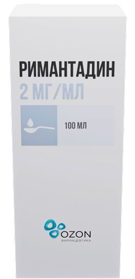 Римантадин 2мг/мл 100мл сироп для детей Римантадин 2мг/мл 100мл сироп для детей