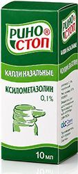 Риностоп 0,1% 10мл капли назальные Риностоп 0,1% 10мл капли назальные